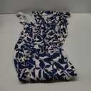 Zeagoo Womens Summer Casual Dresses Ruffle Sleeve V Neck Midi Dress Flowy Tiered Dress with Pockets Boho Sundresses (Large, Black White-printed-1)