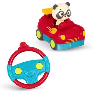 B. toys  Remote Control Car for Toddlers, Kids  Simple 2  Button Remote  RC Vehicle with Fun Sounds  2+ Years  Riding Racers  Bingo