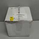 U-QE 100 Pieces Clear Plastic Plates - 7 Inch Plastic Dessert Plates Disposable - Washable & Reusable - Premium Hard Clear Fancy Disposable Heavy Duty Cake Platos for Party, Weddings and Events