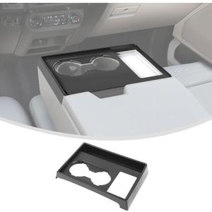 Linskip Jump Seat Console Organizer Tray Compatible with 2015-2020 F150 XL & XLT Base & 2017-2022 Ford F250 F350 F450 F550 XL & XLT Base, Seat Cup Holder Organizer Tray, Interior Accessories