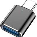 [MFi Certified] USB C Male to USB3.0 Female OTG Adapter, Portable Type C to USB Camera Adapter OTG Data Sync Connector for iPhone 15/15 Plus/15 Pro/15 Pro Max, iPad Proi, Galaxy S23/S22, Black