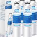 GOLDEN ICEPURE RWF0700A, Compatible with Samsung DA29-00020B, RF263BEAESR, RF28HMEDBSR, RF28HFEDTSR, RF28HFEDBSR, HAF-CIN/EXP, 46-9101, 4PACK