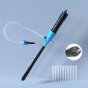 KJE Portable Battery Powered Operated Liquid Transfer Pump, Gasoline Diesel Water Fuel MultiFunction Electric Siphon Pump, 2.2 GPM, Upgraded with Filter Bag and Clip