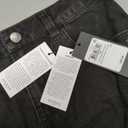 GUESS Girls Black Denim Skirt with Sequin Ribbon, Black Size 14