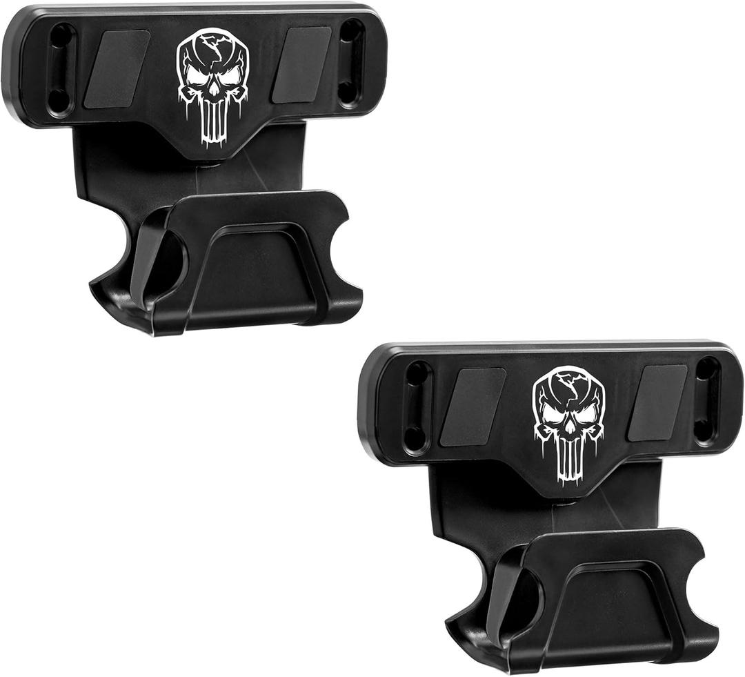 Magnetic Car Gun Mount, Gun Holder Rack with Safety Trigger Guard Protection, Easy Conceal in Vehicle, Truck, Safes, Walls, Heavy Duty Car