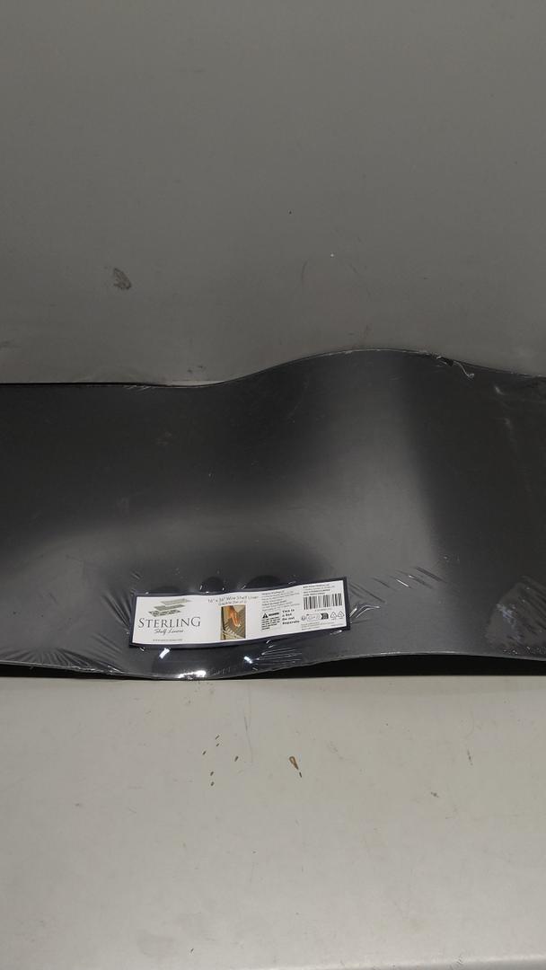 Shelf Liners for Wire Shelf System: Set of 5 in Clear: 12 x 22 inch: Plastic Wire Shelving Shelf Mats, Graphite