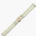 Stainless Steel Snap Clasp Watch Band, Universal Metal Bracelet For Women, 12/13/14/16/18/19mm.