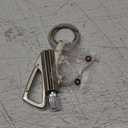 Permanent Metal Lighter, Lighter Keychain Outdoor, Emergency Survival Gear with Flint Metal Matchstick Fire Starter Kerosene Refillable Lighter