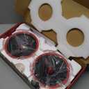 MX65E2 Midrange Loudspeaker 6.5" Red Bullet, 480W Max, 4 Ohms, Premium Quality Audio Door Speakers for Car or Truck Stereo Sound System, Red (2 Speaker)