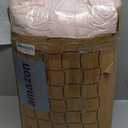 Bedsure Comforter Set Queen Size - GentleSoft 3 Pieces Double-Side Fleece Fluffy Pink Comforter Set, Cozy Striped Room Decor Aesthetic, Luxury Bedding Queen Size, 2 Pillowcases, 90x90 Inches