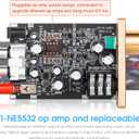 Douk Audio U3 Headphone Amps, Mini Hi-Fi Amplifier for Home Desktop PC 6.35mm / 3.5mm Headsets, Class A, RCA Input, DC 5V