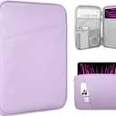 TiMOVO 13 Inch Tablet Sleeve with Pocket for iPad Air 13" M3 2025, iPad Pro 13", iPad Pro 12.9", Galaxy Tab S9 Plus/S10+/S10 Plus/S9 FE+/S9 FE Plus 12.4", Remarkable Paper Pro 11.8", Purple Lavender