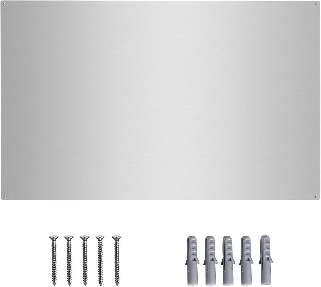 ONEEON Stainless Steel Backsplash Back, 36 x 24 Inch Range Hood Stove