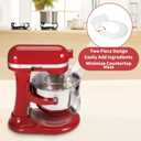 Removable Pouring Shield Splash Guard for KitchenAid 5.5-7 Quart Bowl-Lift Stand Mixers