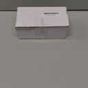 newliplace 2 Pack Antique Brass Single Sided Crystal Dummy Door Knobs Interior, Vintage Glass Dummy Door Knobs with Long Plate