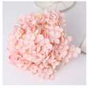 Artificial Hydrangea Flower 20cm Big Flower Head European-Style Simulation Flower Hydrangea Wedding Decoration(Korean Powder), 5 Pack
