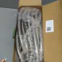 Garden Hose 50ft, Heavy Duty Stainless Steel Water Hose with 10 Functional Nozzles, No Kink, Lightweight and Flexible, Easy to Use and Store, Strong and Sturdy, Suitable for Yard and Lawn