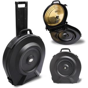 GORPANIX Cymbal Case With Foam Durable Cymbal Hard Cases, Fits Up to 10 * 21" Cymbals, Design for Drums Cymbal, 22" Rolling Cymbal Cases Upgrade from Cymbal Bag, Cymbal Bags With Wheels, Elite Black GORPANIX Cymbal Case With Foam Durable Cymbal Hard Cases, Fits Up to 10 * 21" Cymbals, Design for Drums Cymbal, 22" Rolling Cymbal Cases Upgrade from Cymbal Bag, Cymbal Bags With Wheels, Elite Black