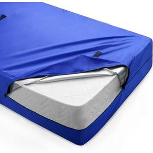 Queen Mattress Bag for Moving and Storage, Queen Size Mattress Cover for Moving with Heavy Duty Handles, Double Zippers, Reusable Waterproof Mattress Protector for House Moving Travel