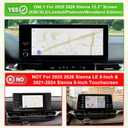 Dashboard Organizer Compatible with 2025 2026 Toyota Sienna with 12.3-Inch Screen, Custom Fit Dash Console Storage Tray 2025 2026 Sienna Accessories Dash Organizer (NOT for 8-Inch Display)