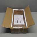 QEEIG Bathroom Floating Shelves for Wall - 15.7" Wall Mounted Shelf Over Toilet Farmhouse Home Decor Display Bookshelf Small 15.7 x 6.7 inch Set of 2, Rustic Brown (008-40BN)