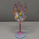 NymphFable Hand-painted Wine Glass 21st Birthday Gift Personalised Artisan Glasses Gifts for Family Friend 15oz