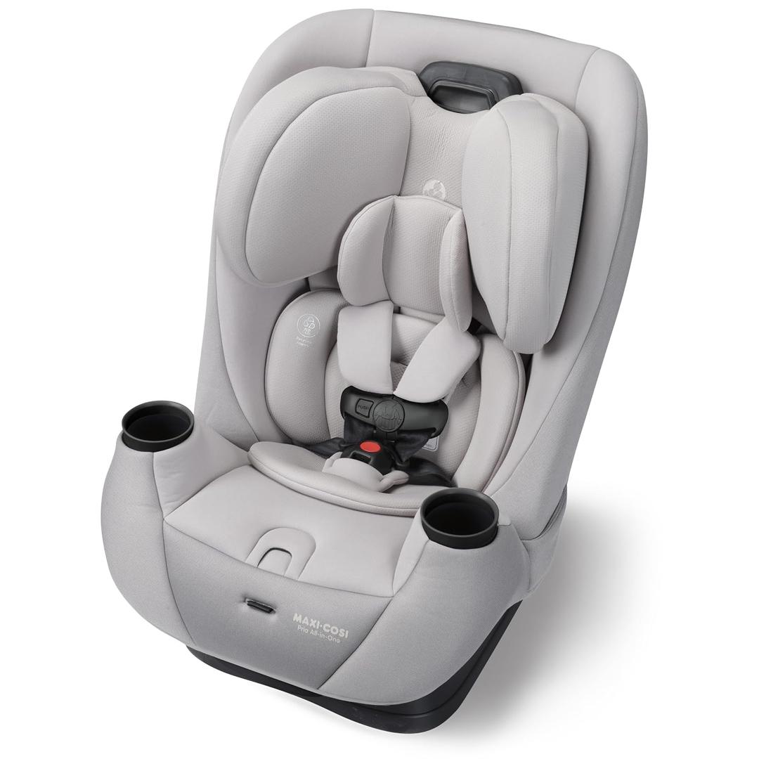 Maxi-Cosi Pria All-in-One Convertible Car Seat, Infant to Toddler Car Seat, Easy-Install Harness, Machine-Washable Cover, 5-100 lbs, SeaDrift, Manufacture date: 2026-01-15