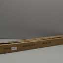 Double Curtain Rods with Aluminum End Cap and Full Enclosure Brackets, 1- Inch Front and 5/8 Inch Back Window Rod, Dual Drapery Rods Adjustable from 36 to 72 Inches (3-6 Feet), Antique Bronze