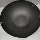 13.5" Carbon Steel Wok Pan - Pre-Seasoned Flat Bottom Woks & Stir-fry Pans Chinese Cookware with Lid & Spatula - For Pan-fry,Stir Fry, Steam, BBQ & Camping - Compatible with Induction, Gas