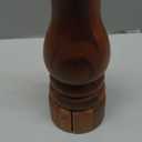Wooden Salt Grinder, Manual Salt Mill with External Adjustable Coarseness, Refillable Salt Shaker with Acacia Wood Body, 9 Tall