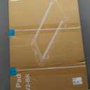 Smug Compact Armless Treadmill, Space Saving Design for Home & Office, Quiet Under Desk Walking Pad, 200 Lbs Capacity 3 in 1 Portable Walking Treadmill (no handle, Bright Black)