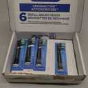 Oral-B iO Gum & Sensitive Replacement Heads, Electric Toothbrush Brush Heads, Black, 6 Count