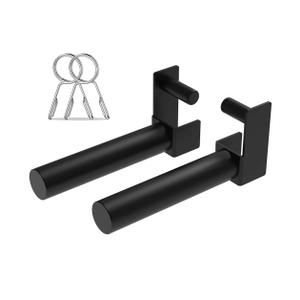 Extended 9" Olympic Weight Plate Holder, Weight Plate Storage, Attachment for for 2"x2", 1 Pair