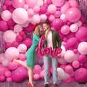 KatchOn, Pink Balloons Arch Kit - 18 Inch, Huge Pack Of 186 | Valentines Balloons for Valentines Day Decorations | Hot Pink Balloons for Birthday Party Decorations | Pink Party Decorations