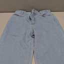 Haloumoning Girl’s Elastic Waist Jeans Straight Leg Demin Pants Casual Stretch Long Pants with Pockets 5-14 Years, 150