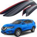 Goodyear Shatterproof Side Window Deflectors for Nissan Rogue 2014-2020, Tape-on Rain Guards, Window Visors for Cars, Vent Deflector, Vent Visor, Car Accessories, 4 pcs. - GY008529