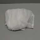 Semi Voile White Sheer Curtains 40 Inches Long 2 Panels Rod Pocket Window Treatment for Living Room Bedroom Dining Room(White 26" W x 40" L)