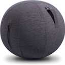 Vivora Luno - Sitting Ball Chair for Office and Home, Lightweight Self-Standing Ergonomic Posture Activating Exercise Ball Solution with Handle & Cover, Classroom & Yoga, Standard