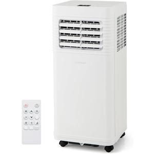 Portable Air Conditioner, 8000 BTU Air Conditioner with Fan & Dehumidifier, 24H Timer & Remote Control, Window Installation Kit, AC Unit Cools Rooms up to 250 Sq.Ft (8000 BTU)