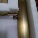 Picture Lights 18" Brass Picture Light 3-Light Gold Wall Sconce (Brushed Brass, 18 in)