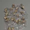 DMuuuDM 19 Pcs 8ml Hanging Car Air Freshener Diffuser,Empty Clear Glass Essential Diffuser Oil Aromatherapy Fragrance Perfume Pendant Glass Vials with Wooden Caps & Hanging String,Cylindrical