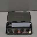 GROWNEER Mini Cordless Rotary Tool Kit, 8V Rechargeable Rotary Tool, 5 Speeds, 117 Pcs Multi-Purpose Power Brushless Rotary Tool with Lights for Polishing, Sanding, Drilling, Engraving, DIY, Pet Nails