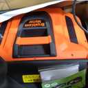 TIECTOWN 14-Inch 13.5 Amp 2-in-1 Electric Dethatcher and Scarifier with 11.5-Gallon Collection Bag, Lawn Dethatcher with 5-Position Depth Adjustment, Blade Replacement Without Tool - Orange