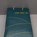 SONORO KATE 100% French Pure Linen Sheets, Extra Deep Pocket up to 18"-24", Breathable and Durable Linen Sheets, Anti-Tear Linen Bed Sheets, Machine Washable - 4 Piece (Natural Linen, Queen(24"deep))