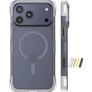 BENTOBEN Magnetic for iPhone 17 Pro Max Case, Fit for Magsafe, Dynamic Air Cushioning Bumper, 7X Mil-Grade Drop Protection, Camera Control Button, Best Shockproof Phone Case for 17 Pro Max 6.9", Black