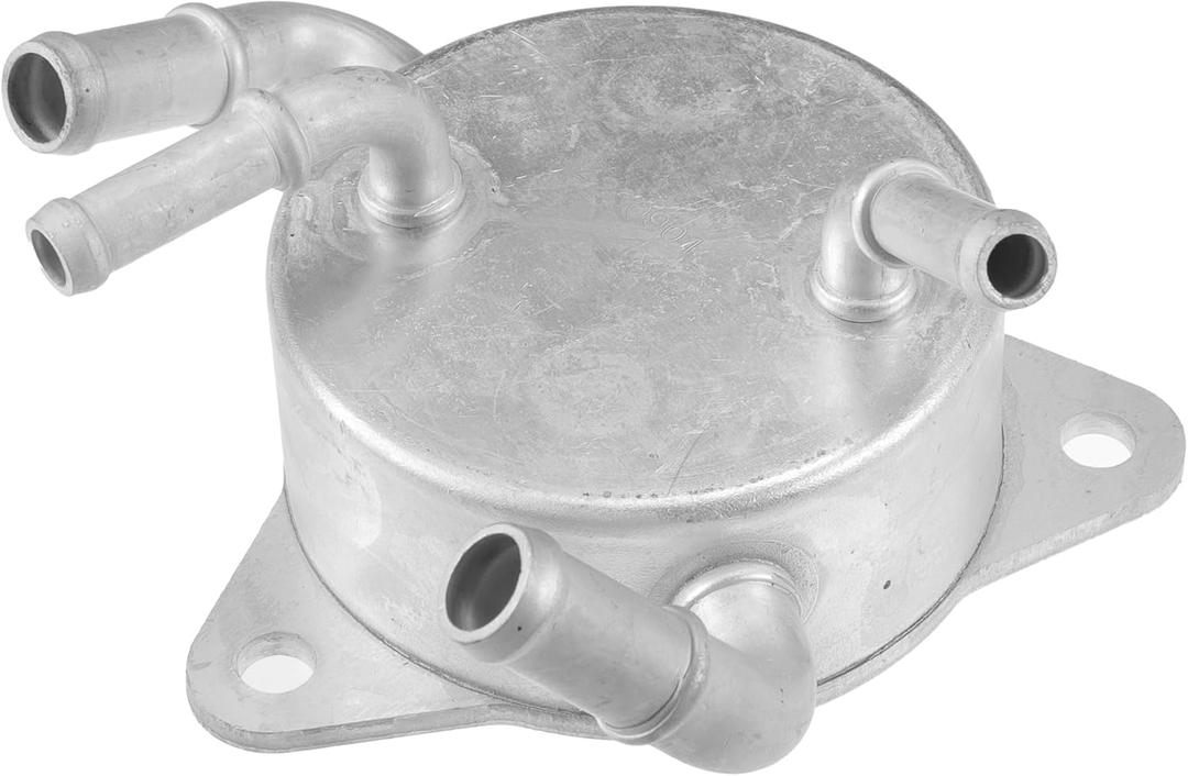 Engine Oil Cooler Compatible for Honda Civic 2006-2011, Durable Aluminum Alloy Silver Tone Transmission Oil Cooler