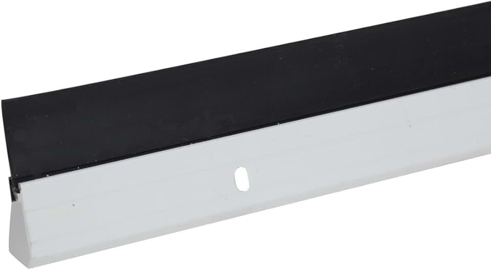 Duck Brand Long Aluminum Door Bottom Seal, All-Season, Block Drafts, Dust, Bugs, Light & Reduce Noise, 1-5/8-Inch Wide x 36-Inch Long, Silver, 284439