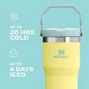 STANLEY IceFlow 2.0 Flip Straw Tumbler with Handle 20 oz | Twist On Lid and Flip Up Straw | Leak Resistant Water Bottle | Insulated Stainless Steel | BPA-Free | Lilac