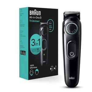 Braun 3-in-1 Trimmer for Men with Beard Trimmer, Ear & Nose Trimmer, Hair Clippers, 1.0 set