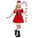 Morph - Santa Costume For Girls - Girls Santa Costume - Girls Mrs Claus Dress - Mrs Claus Kids Costume - Kids Mrs Claus Dress Size M